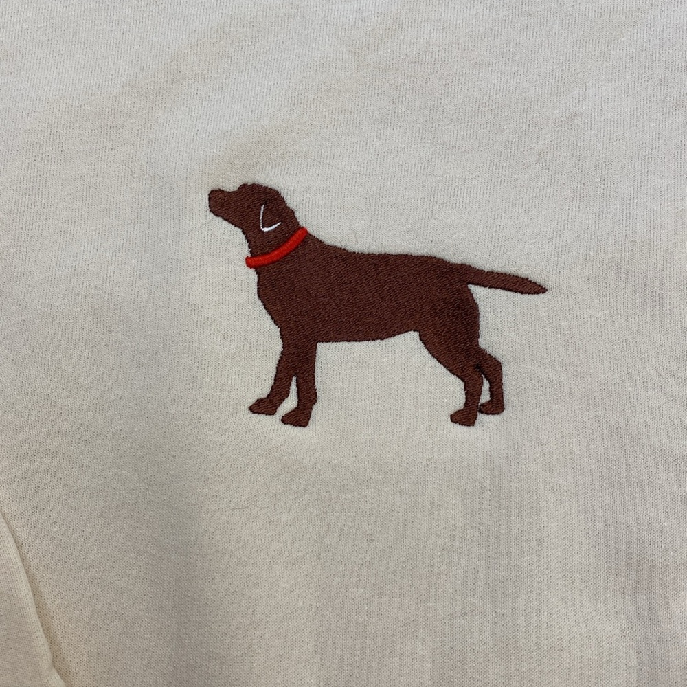 Chocolate lab Embroidered Sweatshirt - Picture 3 of 3